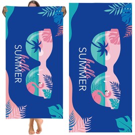 NHCMDSB Microfibre Beach Towel Microfibre Towels Quick Drying Beach Towel Large Beach Towels Summer Accessories Towel Beach for Camping, Gym, Beach
