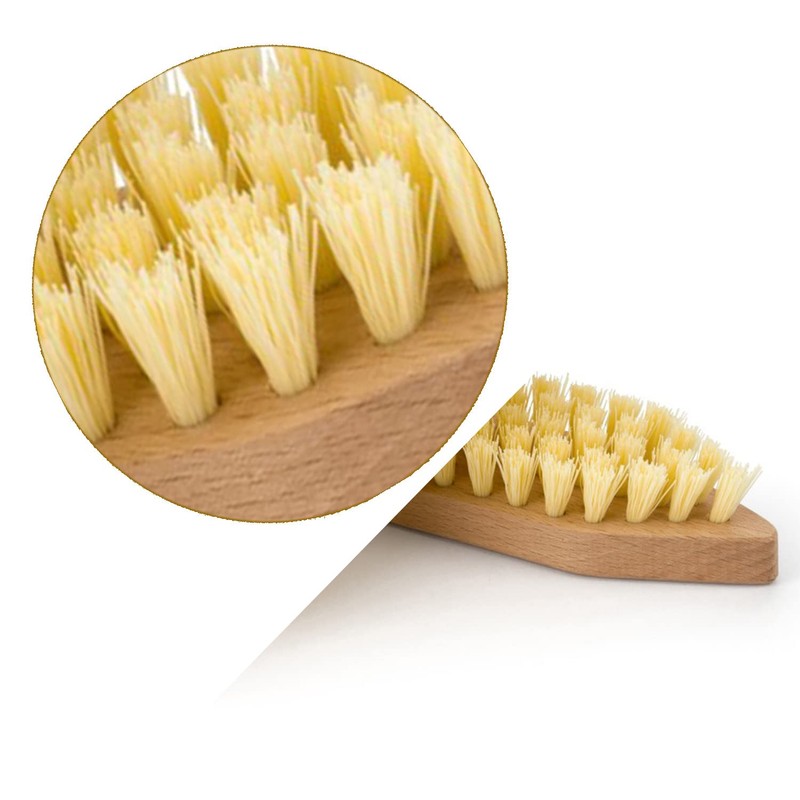 Sterling Products Wooden Iron Scrub Hard Stiff Bristle, Hardwood Brush
