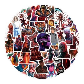 Stranger Things 120 Calcomanias Stickers De Pvc Vs Agua