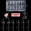 Ultra Soft Gel Tips Puntas De Uñas Extra Cortas 120pzas