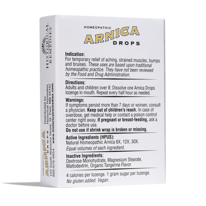 Historical Remedies Arnica Drops (1 Pack) | Homoeopathic First Aid