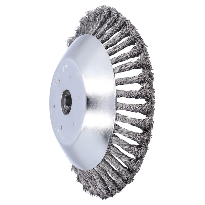 Twisted Wire Wheel Steel Garden Grass Weed Brush Cutting Head
