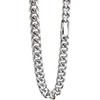 IN Chenthy Men's Cuban Chain, Silver Trend Hip-Hop Non-Fading Peptide