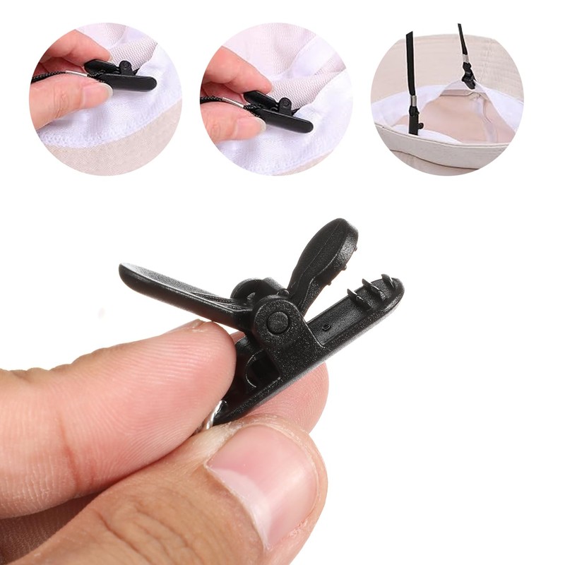 Arbootjin 4pcs Hat Straps for Wind Hat Strap Adjustable Hats