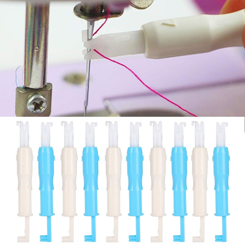 Threader Needle Changer Needle Threader Machines Automatic Tool 12Pcs Sewing