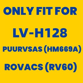isinlive LV-H128 Air Purifier Replacement Filter Compatible with LEVOIT LV-H128/ PUURVSAS (HM669A) / ROVACS (RV60) 3-in-1 Middle Layer, 4 Pack LV-H128 Filters and 30 Pack Aroma Pads