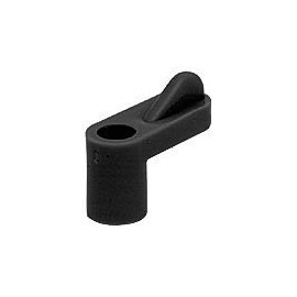 CRL Black 5/16" Plastic Window Screen Clips - Bulk Pack of 100 by CR Laurence