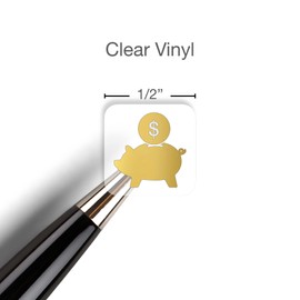 Payday Planner Stickers / 54 Gold Foiled Vinyl (1/2”) /Pay Day Save Money Allowance Bills Budget Work Finance Financial/Essential Productivity Life/Bujo Bullet Journaling (1 Sheet, Mint Foil)