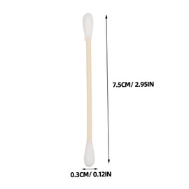 FUNOMOCYA Dual-head Cotton Swabs Soft Bamboo Sticks for Ear Cleaning Makeup and Electronics Detail Cleaning