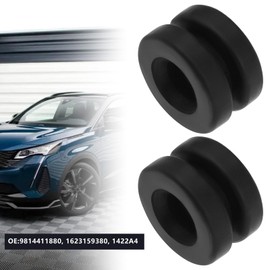 eMagTech Pack of 4 Car Air Filter Housing Mounting Rubber Grommet 9814411880 Replacement Part 1422A4 Compatible with Citroen Compatible with Peugeot Black