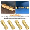 10 pieces brake line connectors, 4.75 mm brake line connectors