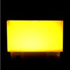 Solar Powered LED Square Warm White Light for Garden Fence