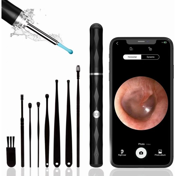 FONENYCA Ear Wax Removal, A Life Ear Cleaner with Built-in