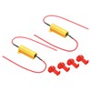 PATIKIL 2pcs 50W 100ohm Aluminium Case Resistor Housing Wire Resistors