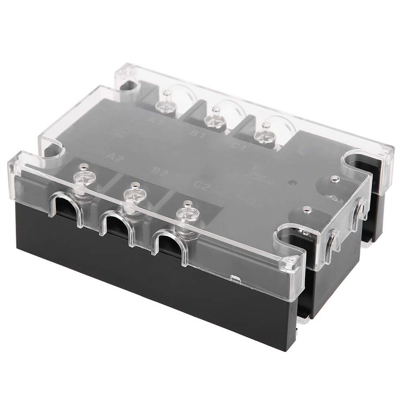 Fafeicy 3 Phase Solid State Relay AC to AC SSR
