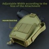 MCCC Molle OWB Holster for Pistols with Flashlight or Laser,
