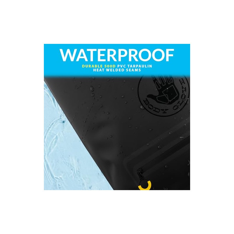 BODY GLOVE - Bolsa seca impermeable con bolsillo frontal con