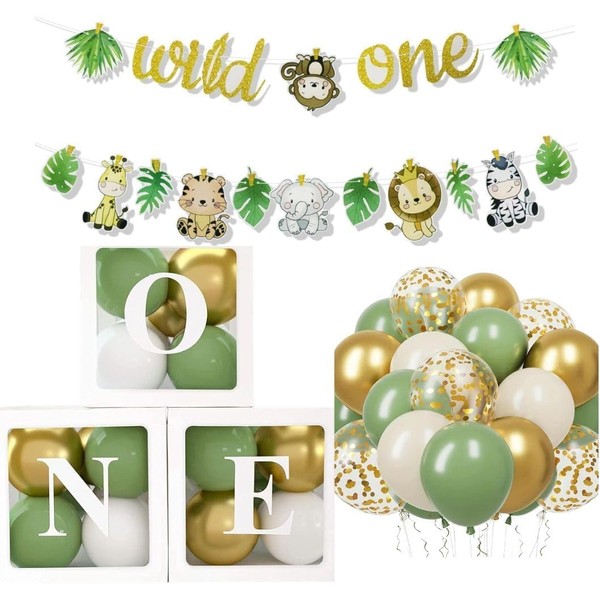 1. Geburtstag Dekorationen für Jungen - Wild One Geburtstag Dekorationen