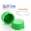 Ks-Tek GL45 - Juego de 5 tapas de rosca con