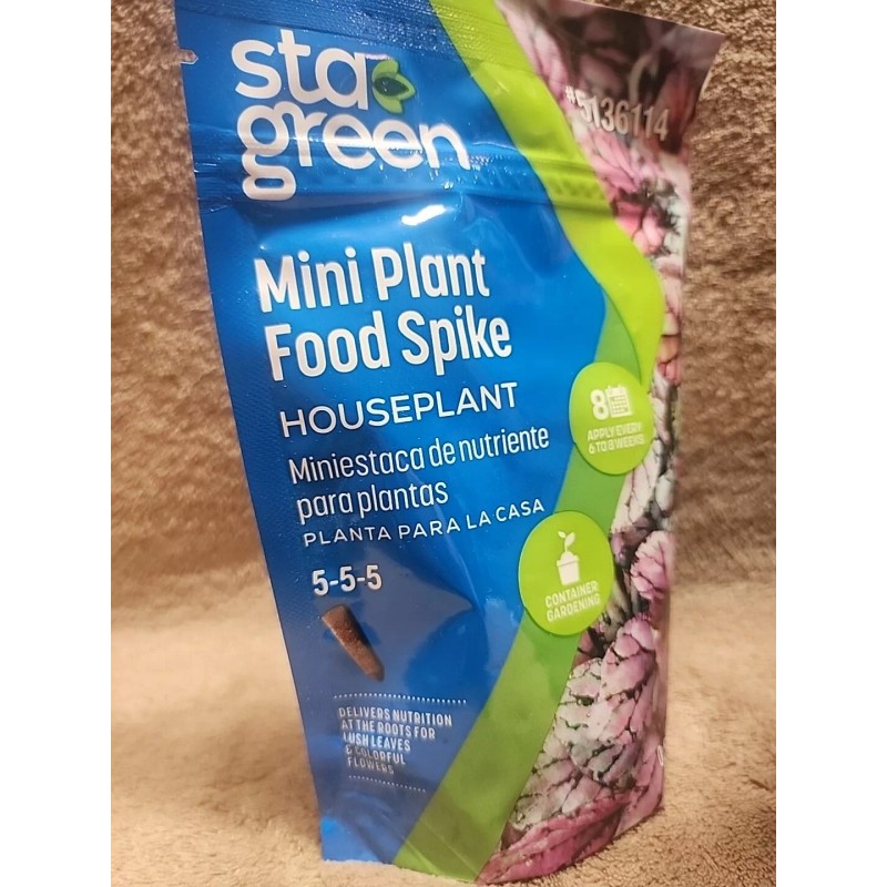 STA-GREEN Lot of 3: STA-GREEN Mini Plant Food Spike Houseplant