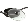 YBM HOME 11.5 Inch Saute Pan with Lid and Two
