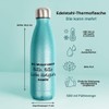 Glitter Drinking Bottle Made of Stainless Steel | Du musst