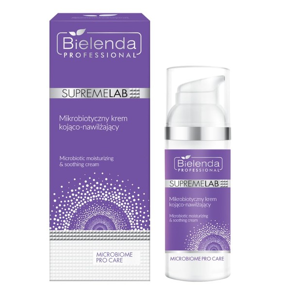 Bielenda Professional Supremelab Microbiome Pro Care Microbiotic, Soothing and Moisturising Cream 50ml