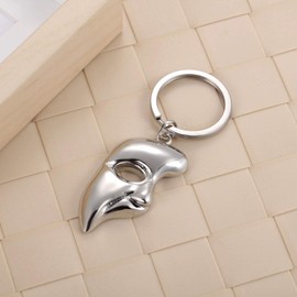 Ukodnus Phantom of The Opera Mask Pendant Keychain Broadway Merchandise Theatre Jewelry Gifts for Women Teen Girls Fans