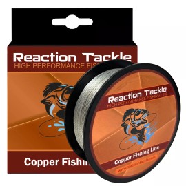 Reaction Tackle Copper Fishing Line - Trolling Wire - Tin Coated - 300 FEET, 32LB