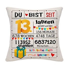 Bommex Birthday Gift Birthday Decorations for Women Men Girls Boys Cushion Covers Decorative Cushion Covers for Birthday Happy Birthday Gift (13)