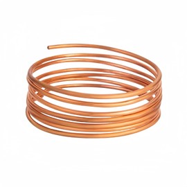 Pure copper tubing (5/32" OD (3-4mm)×1/8" ID x 5 FT) seamless hollow T2 copper pipe,Refrigeration Tubing, DIY project(Multiple Sizes)