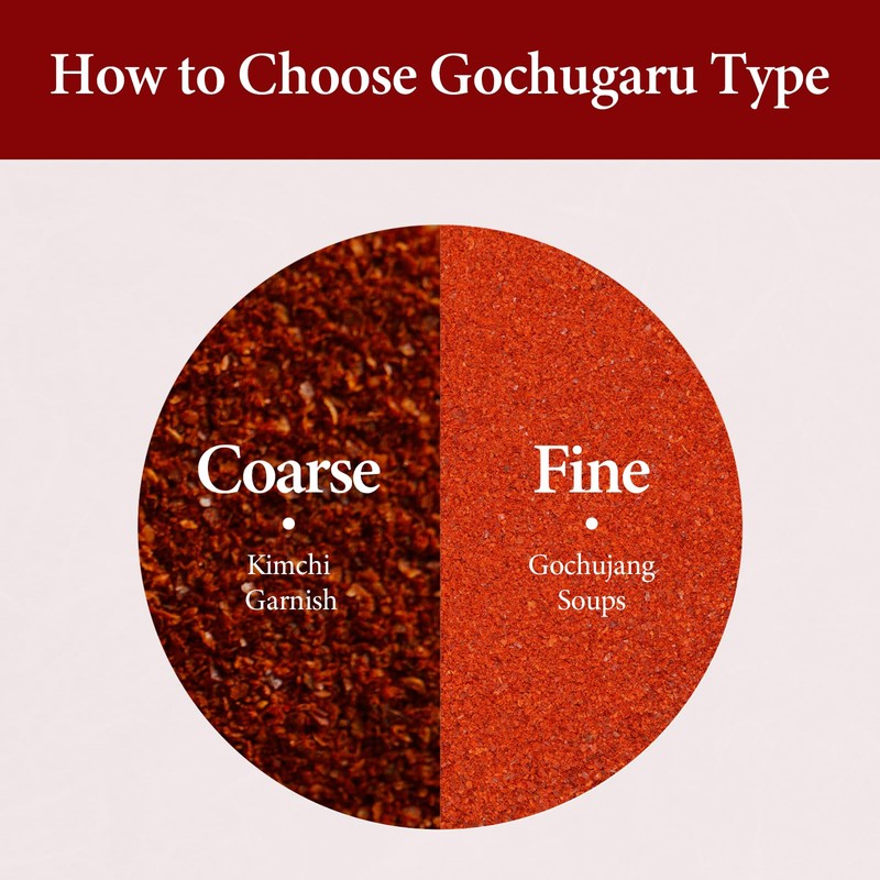 Wang Sun-Dried Coarse Gochugaru for Kimchi, Red Pepper Flakes, Chilli