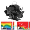 Heat Powered Stove Fan 3 Head 18 Blade Aluminum 270