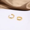 Krstudent 18K Gold Plated Earrings for Women（Hoop）｜Small Lightweight Hypoallergenic Cartilage
