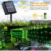 QITONG 2 Pack Green Solar Fairy Lights, Each 66ft 200