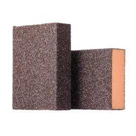 YoiYee Extra Coarse Hand Sanding Block (36 grit), Wet and Dry Sponges Sandpaper, Flexible Sand Cube, Polishing Abrasive Foam Pads for Wood/Metal/Plaster Wall/Car/modelling, 2 Pack