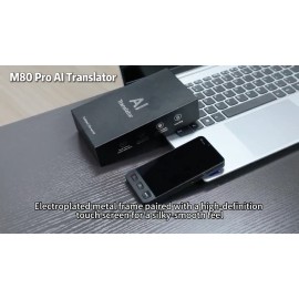 Unbranded M80 PRO AI Translator – Smart Voice Translator with Offline & Online Translation