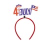 Koolgil Lovely 4th of July Independence Day Headband American Flag Headband National Day Star Stripe Element Hair Hoop for Adults and Children (4TH of July)