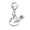 CHOORO Artist Palette Clip-on Charm Paint Palette Zipper Pull Gift