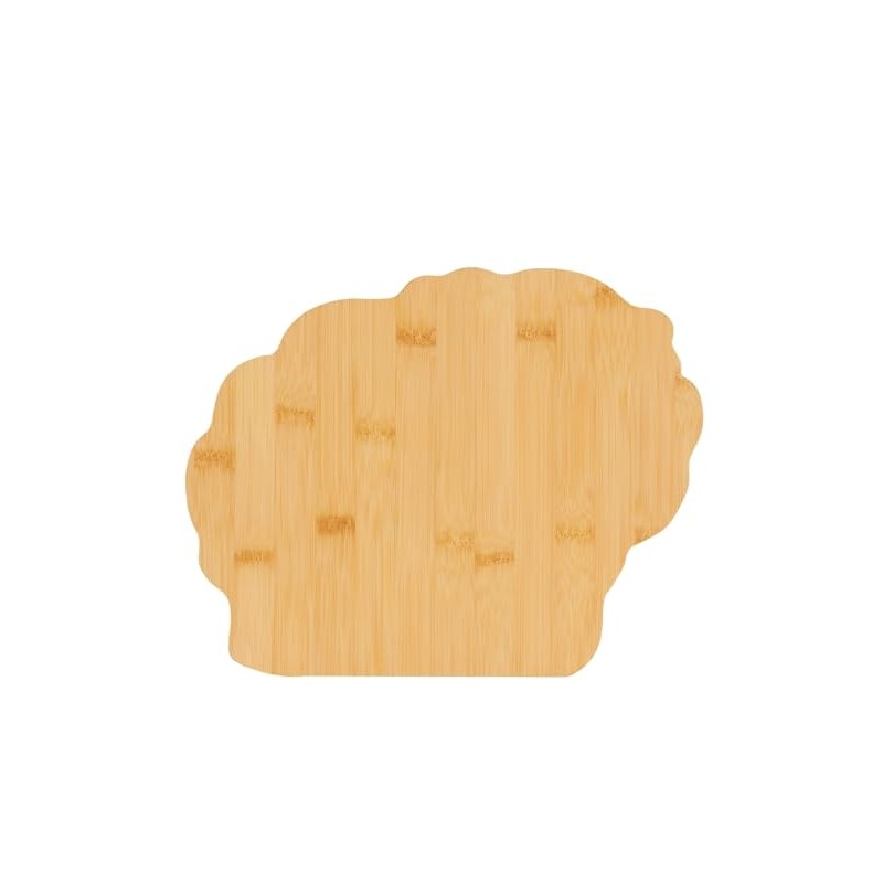 Bamboo Sheep Shaped Chopping Board – Rustic Animal Kitchen Decor
