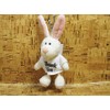 NICI (Niki) Key Ring/Rabbit Thank You T-Shirt 10 cm