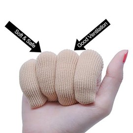 Pedimend™ Hammer Toe Straightener Protector | Gel Toe Caps | Finger Covers | Gel Lined Bunion Protector | Toe Sleeves Gel Bandage