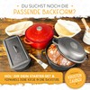 KRUSTENZAUBER 35 cm Rattan Proofing Basket with Fermentation Cloth as