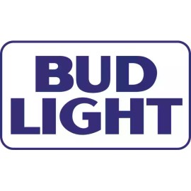 Bud Light Vinyl Sticker Decal 14" ( vintage full color)