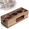 EFUTURETIME Tamper Station 51-54 mm Espresso Tamper Station Walnut Wood