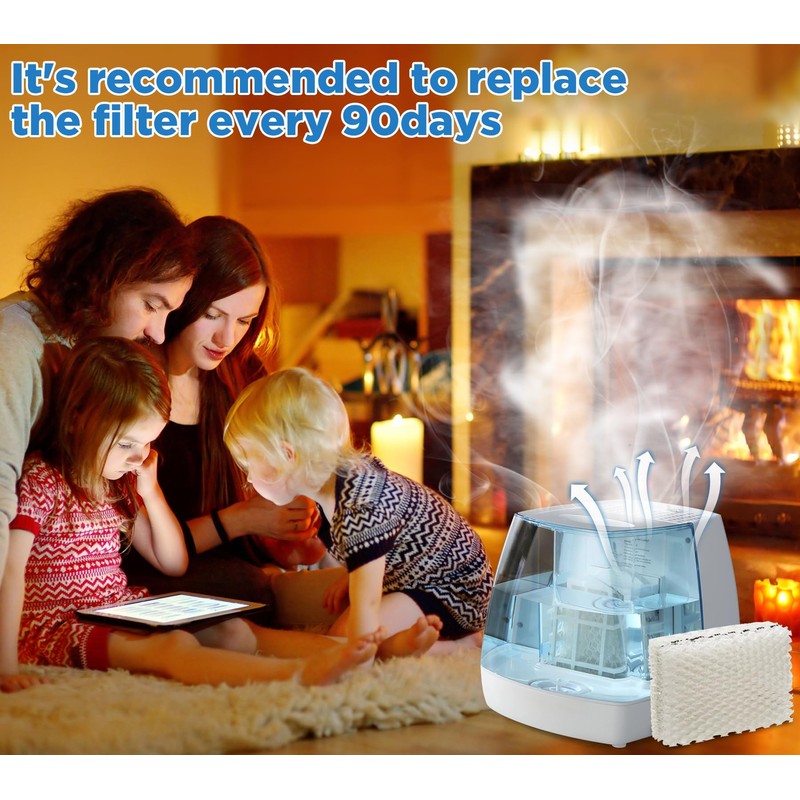 Freeboy Wf813 Eqwf813 Humidifier Filters Replacement for Equate Eqwf813 Eq-2119-Ul;