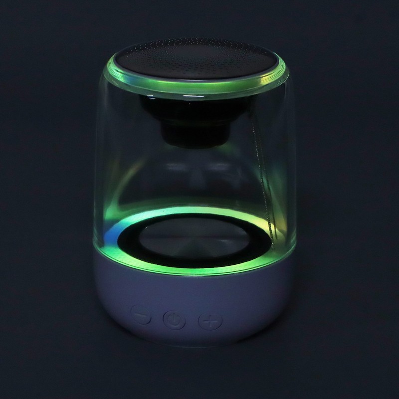 LED Bluetooth Speaker Wireless Stereo Speaker with 7 Light Modes