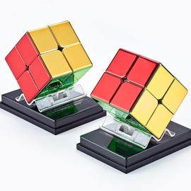 HELLOCUBE Cyclone Boys 2x2 Speed Cube Magnetic Reflective Mirror Stickerless