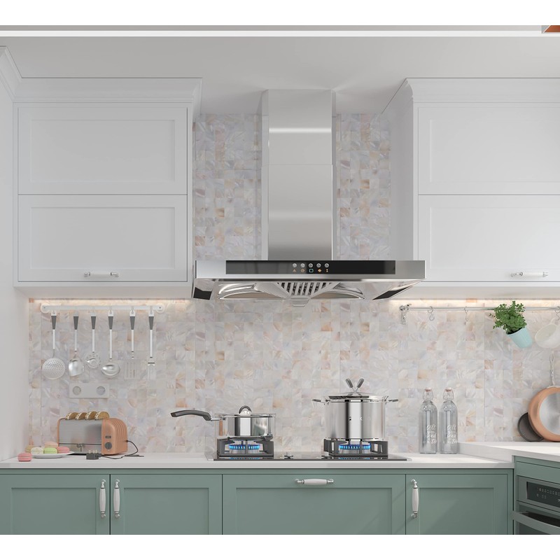 Reovatile 10 - Sheet Pearl Shells Tile Peel and Stick