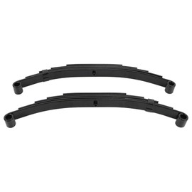 Silscvtt 2x Trailer Leaf Spring for 3000lbs Capacity Cap for 6000lbs Axle, 5 Leaf Double Eye Leaf Spring